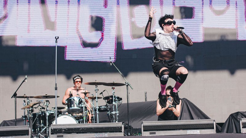 Yungblud no Lollapalooza Brasil (Foto: Isabel Vernier)