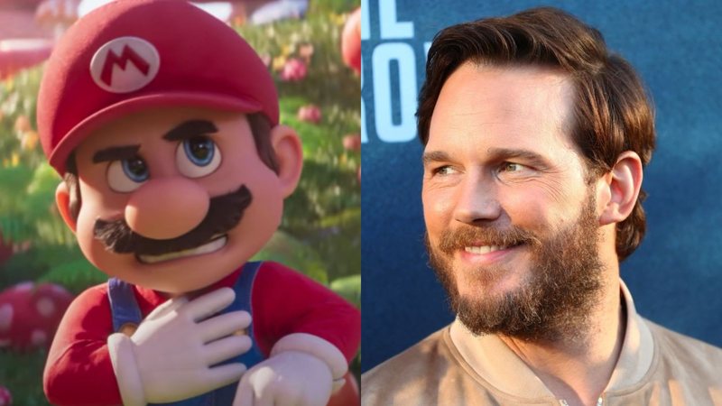 Super Mario Bros. O Filme (Foto: Reprodução/Illumination Entertainment) e Chris Pratt (Foto: Matt Winkelmeyer/Getty Images)