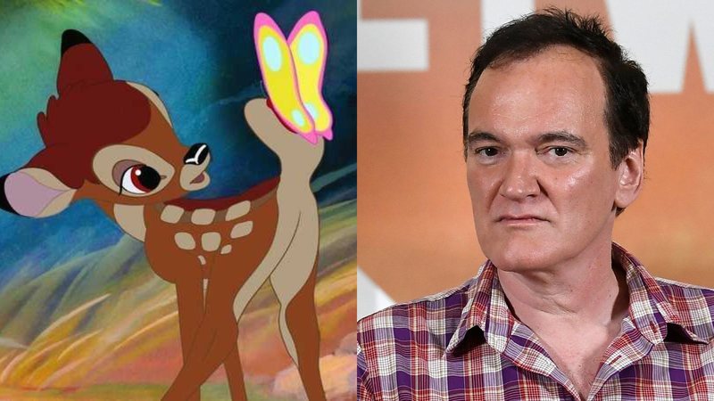 Bambi (Foto: Divulgação / Disney), Quentin Tarantino (Foto: Getty Images)