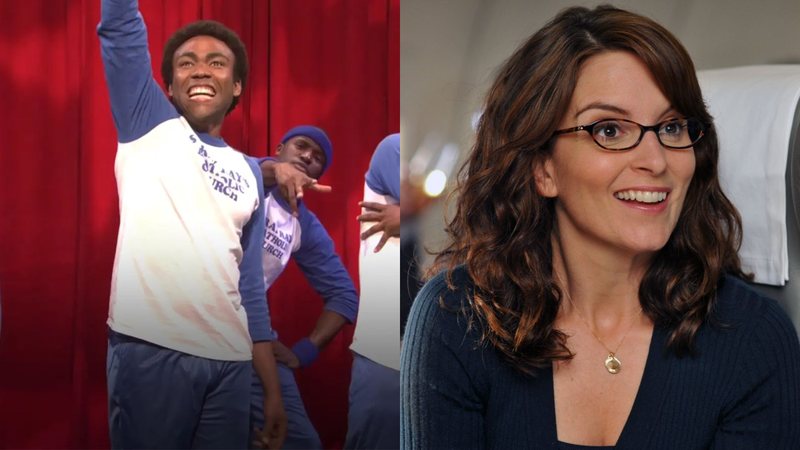 Donald Glover e Tina Fey em 30 Rock (Foto: Divulgação)