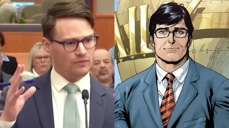 James Egan (Foto: Reprodução / Marca), Clark Kent (Foto: Divulgação / DC Comics)