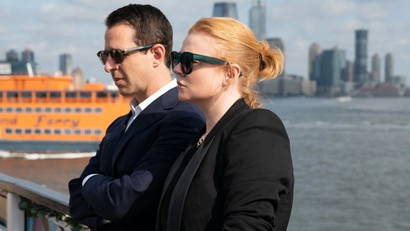 Jeremy Strong e Sarah Snook na 4ª temporada de Succession (Foto: David Russell/HBO)