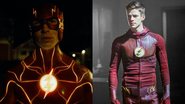 Ezra Miller e Grant Gustin como Flash/Barry Allen (Foto: Divulgação)