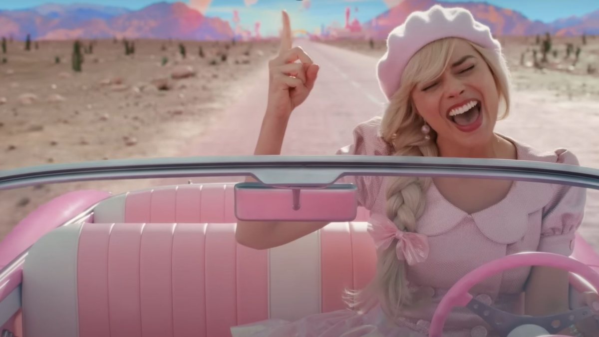 Margot Robbie como Barbie em novo trailer (Foto: Reprodução / Youtube)