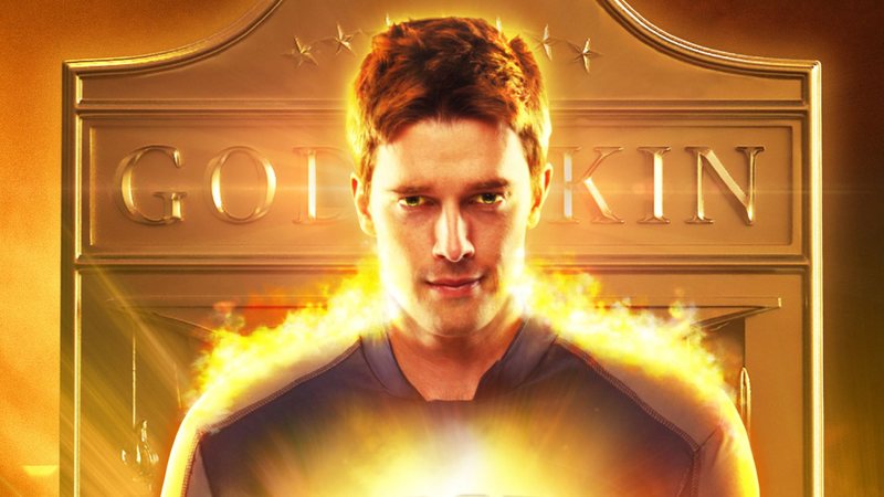 Patrick Schwarzenegger como Golden Boy em Gen V, derivado de The Boys (Foto: Divulgação)