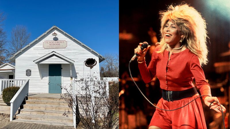 Flagg Grove Schoolem em Brownsville, Tennessee, nos Estados Unidos (Foto:reprodução/Google) Tinar Turner (Foto: Getty Images)