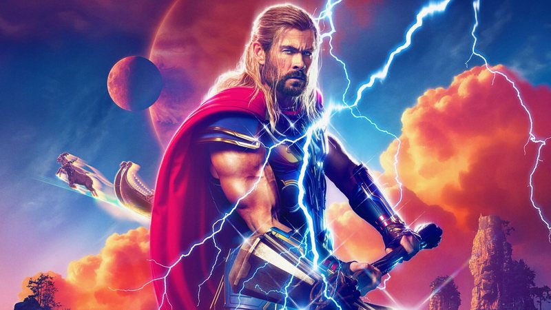 Chris Hemsworth como Thor em Thor: Amor e Trovão (Foto: Divulgação/Marvel Studios)