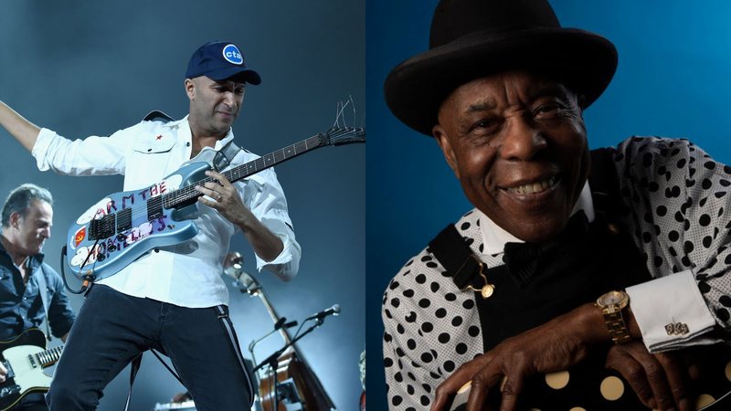 Tom Morello (Foto: Getty Images), Buddy Guy (Foto; Divulgação)