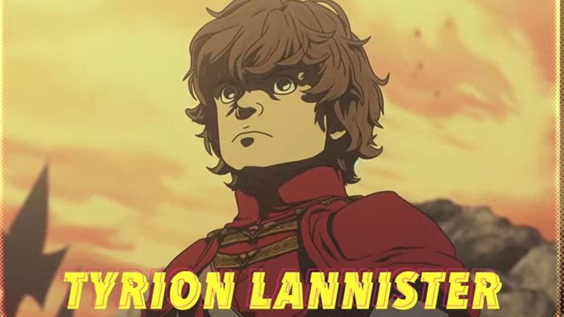 Intligência Artificial transforma personagens de Game of Thrones em anime dos anos 80 (Foto: reproduçã/Youtube)