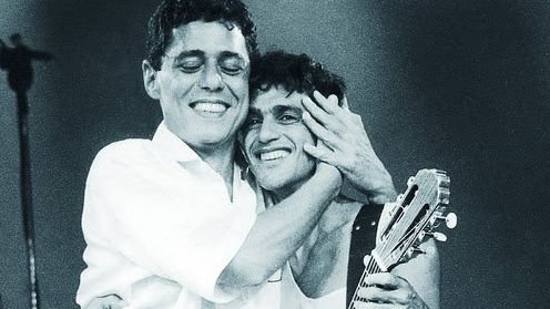 Chico Buarque e Caetano Veloso (Foto: reprodução / Twitter / @caetanoveloso)