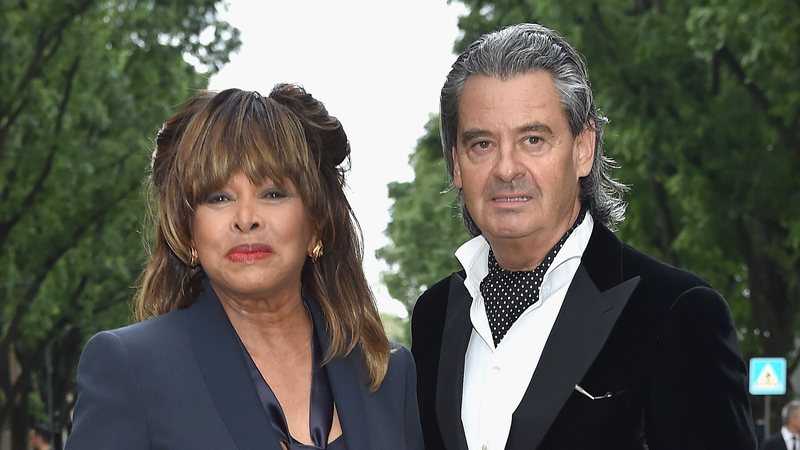 Tina turner e Erwin Bach (Getty Images)