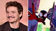 Pedro Pascal (Foto: Alberto E. Rodriguez / Getty Images) e Homem-Aranha: Através do Aranhaverso (Foto: Reprodução / Youtube)