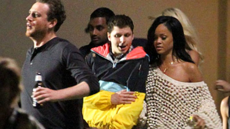 Michael Cera e Rihanna no filme É o Fim (Foto: Reprodução)