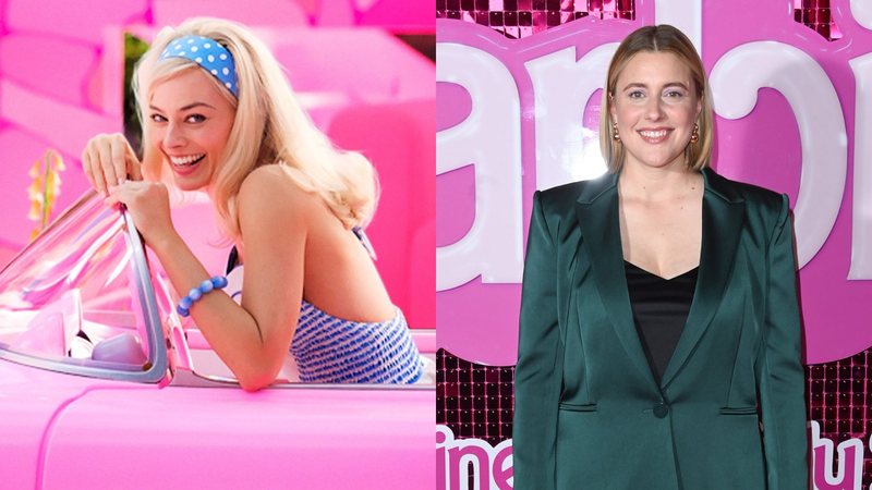 Barbie (Foto: Divulgação/Warner) e Greta Gerwig (Foto: Getty Images)