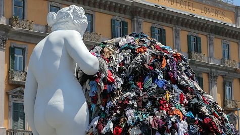 Incêndio destruíu obra de Michelangelo Pistoletto (Foto: Getty Images)