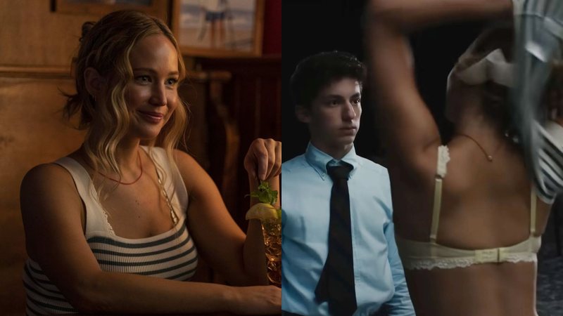 Cenas de Que Horas Eu Te Pego?, filme estrelado por Jennifer Lawrence (Foto: Reprodução/Sony Pictures)