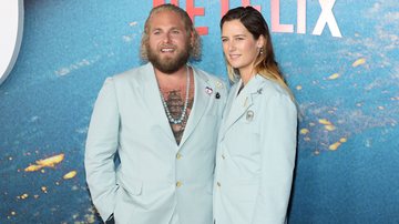 Jonah Hill e a ex-namorada Sarah Brady (Foto: Mike Coppola/Getty Images)