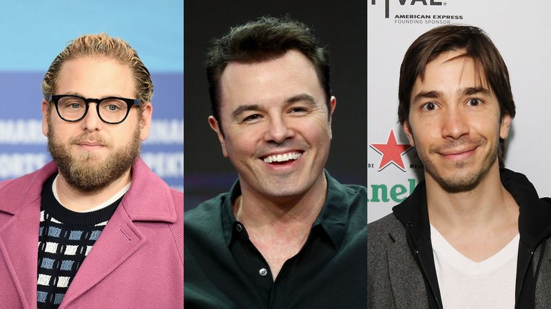 Jonah Hill (Foto: Matthias Nareyek/Getty Images), Seth MacFarlane (Foto: Frederick M. Brown/Getty Images) e Justin Long (Foto: Neilson Barnard/Getty Images for 2013 Tribeca Film Festival)