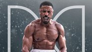 Michael B. Jordan em um dos pôsteres de Creed III (Foto: Divulgação)