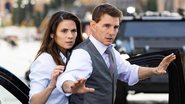 Tom Cruise e Hayley Atwell em cena de 'Missão: Impossível 7' (Divulgação)