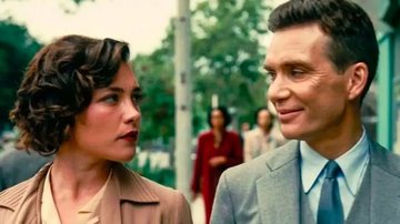 Florence Pugh e Cillian Murphy em Oppenheimer (Foto: Reprodução/Universal Pictures)