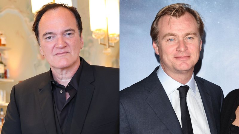 Quentin Tarantino (Foto: Jacopo M. Raule/Getty Images for Belles Rives Group) e Christopher Nolan (Foto: Andrew H. Walker/Getty Images)