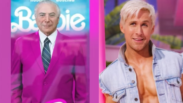 Michel Temer entrou na brincadeira de se vestir como um personagem de Barbie (Foto: reprodução/ divulgação)