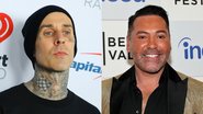 Travis Barker e Oscar De La Hoya (Getty Images)