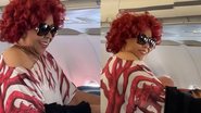 Alcione cantou os versos "Não deixe o samba morrer” para os passageiros de um avião (Foto: reprodução/ redes sociais)