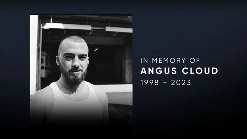 Tributo a Angus Cloud ( via reproducao/MAX)