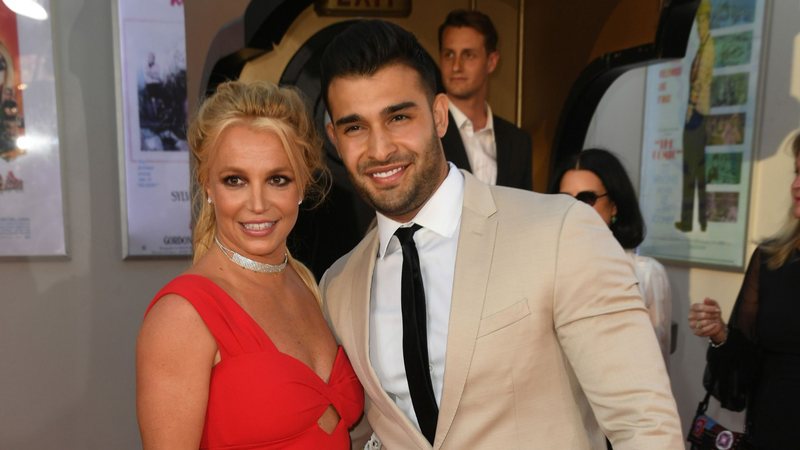 Britney Spears e Sam Asghari (Foto: Kevin Winter/Getty Images)