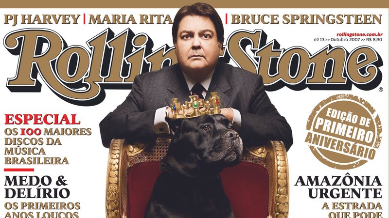 Faustão na capa da Rolling Stone Brasil (Foto: Divulgação)