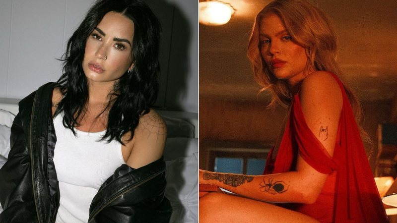 Demi Lovato e Luísa Sonza (Foto: Reprodução/Instagram - Cinebuzz)