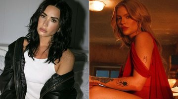 Demi Lovato e Luísa Sonza (Foto: Reprodução/Instagram - Cinebuzz)