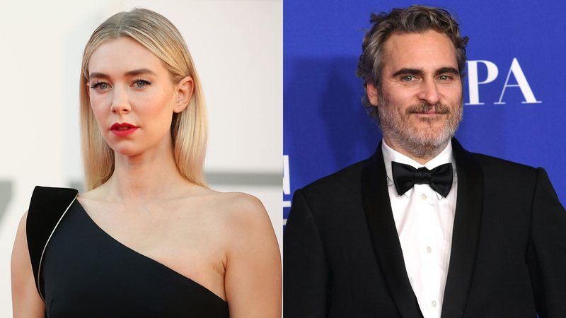 Vanessa Kirby (Foto: Elisabetta Villa/Getty Images) e Joaquin Phoenix (Foto: Kevin Winter/Getty Images)