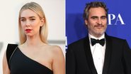 Vanessa Kirby (Foto: Elisabetta Villa/Getty Images) e Joaquin Phoenix (Foto: Kevin Winter/Getty Images)