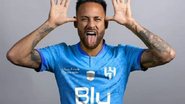 Neymar Jr. com camiseta do Al Hilal (Foto: Divulgação)