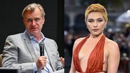 Christopher Nolan (Foto: Roy Rochlin/Getty Images For Universal Pictures) e Florence Pugh (Foto: Gareth Cattermole/Getty Images)