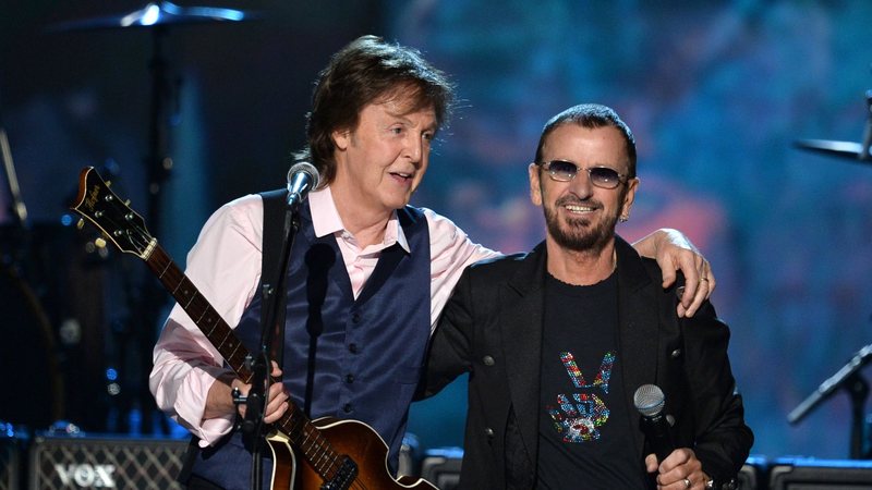 Paul McCartney e Ringo Starr (Kevin Winter/Getty Images)