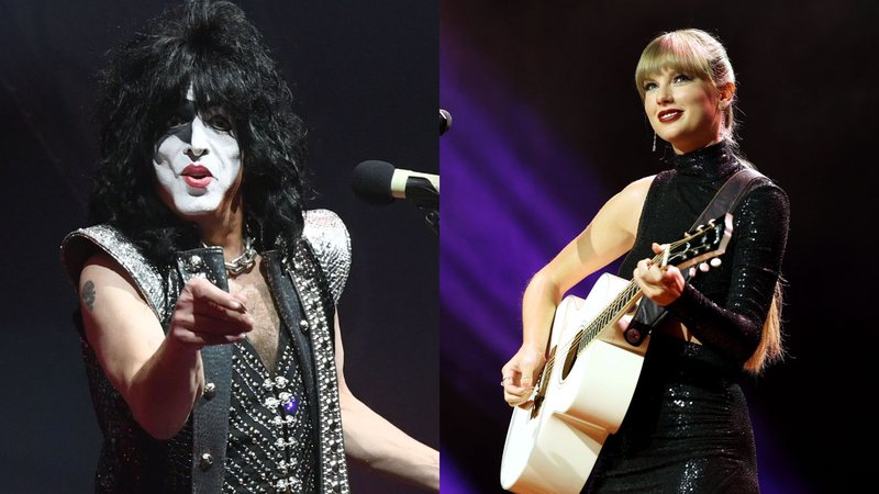 Paul Stanley e Taylor Swift (Foto: Getty Images)