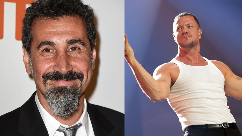 Serj Tankian (Foto: Kevin Winter/Getty Images) Dan Reynolds (Foto: Rich Polk/Getty Images)