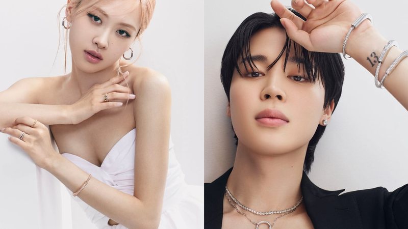 Rosé e Jimin estrelam campanha juntos (Divulgação)