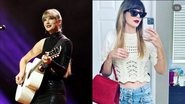 Taylor Swift (Foto: Getty Images) e sósia Ashley Leechin (Foto: Reprodução Instagram)