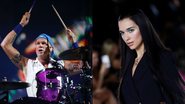 Chad Smith e Dua Lipa (Foto: Getty Images)