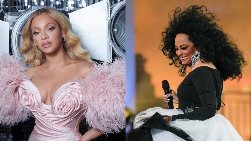 Beyoncé (Reprodução/Instagram) | Diana Ross (Alastair Grant - WPA Pool/Getty Images)