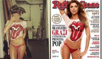 Grazi Massafera para Rolling Stone Brasil em 2007 (Foto: reprodução/Instagram)