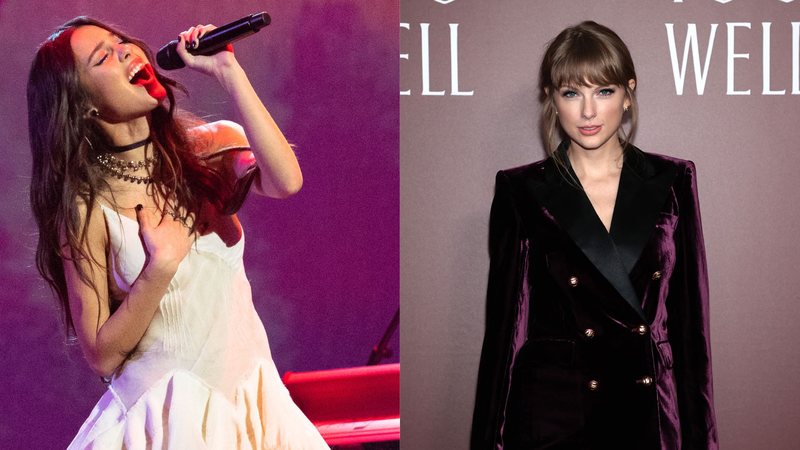 Olivia Rodrigo e Taylor Swift (Fotos: Getty Images)