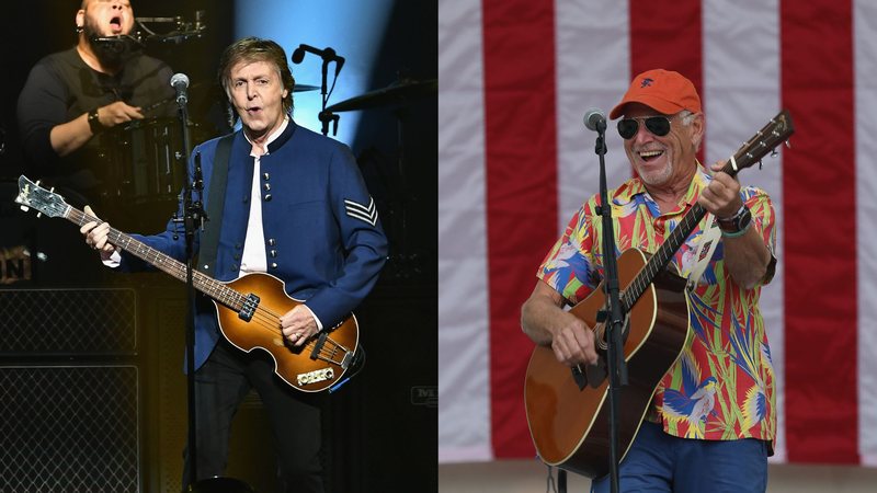 Paul McCartney e Jimmy Buffett (Getty Images)