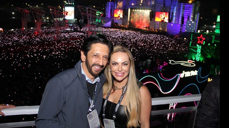 Ricardo Nunes e Regina Nunes no The Town (Gildson di Souza/SECOM)