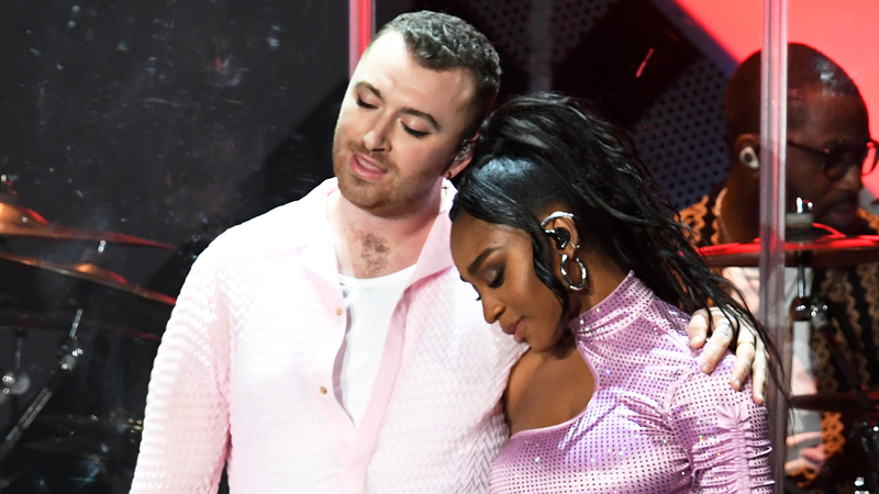 Sam Smith e Normani (Foto: Kevin Winter / Getty Images)